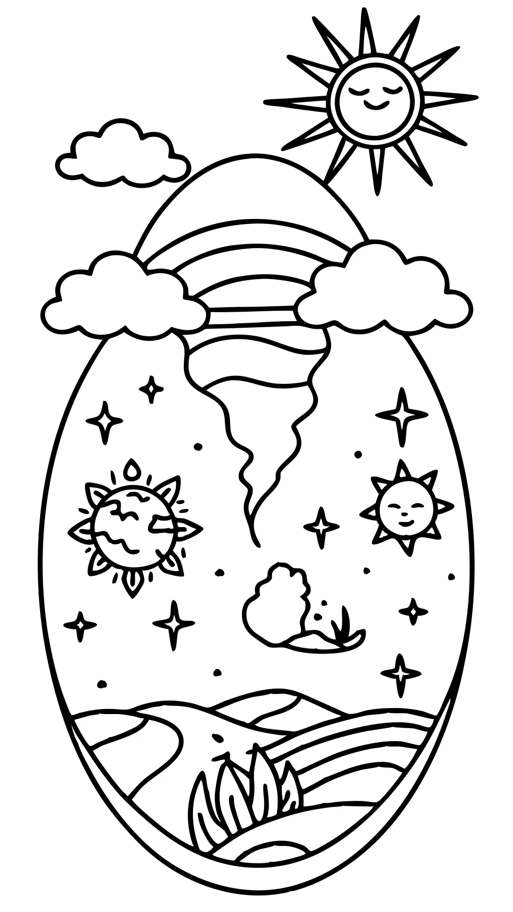 coloring pages for genesis 1